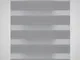 vidaXL Tenda a rullo oscurante zebra 100x175 grigia