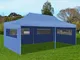 vidaXL Tenda per Feste Pop-up Pieghevole Blu 3 x 6 m