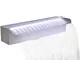 vidaXL Cascata per Laghetto Rettangolare con LED in Acciaio Inox 45 cm
