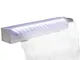 vidaXL Cascata per Laghetto Rettangolare con LED in Acciaio Inox 60 cm