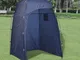 vidaXL Tenda per Doccia/WC/Spogliatoio Blu