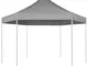 vidaXL Gazebo Pieghevole Esagonale Pop-Up Grigio 3,6x3,1 m