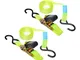ProPlus Cinghia di fissaggio con cricchetto + 2 ganci Set 2x5m 320204