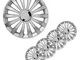ProPlus Copricerchi Meridian Argento 14" 4 pz