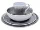 Eurotrail Set Stoviglie 16 pz Nebu Grigio