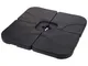 ProGarden Set Basi per Ombrelloni 4 pz 50x50x75 cm