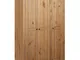 vidaXL Armadio a 3 Ante 118x50x171,5cm Legno di Pino Panama Range