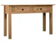 vidaXL Tavolo Consolle 110x40x72 cm Legno Massello Pino Panama Range