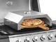 vidaXL Forno Pizza con Piastra Ceramica per Barbecue a Gas e Carbone