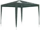 vidaXL Gazebo Professionale 2,5x2,5 m Verde 90 g/m²