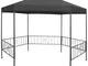 vidaXL Gazebo da Giardino 323x275x265 cm Antracite