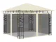 vidaXL Gazebo con Zanzariera 3x3x2,73 m Crema 180 g/m²