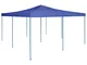 vidaXL Gazebo Pieghevole 5x5 m Blu