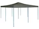 vidaXL Gazebo Pieghevole 5x5 m Antracite