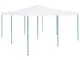 vidaXL Gazebo Pieghevole 5x5 m Bianco