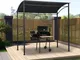 vidaXL Gazebo per Barbecue 215x150x220 cm Antracite in Acciaio