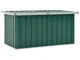 vidaXL Baule da Giardino Verde 129x67x65 cm