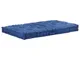 vidaXL Cuscino per Pallet e Pavimento in Cotone 120x80x10 cm Blu Chiaro