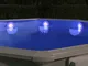 vidaXL Luce LED Piscina Galleggiante Subacquea con Telecomando Bianca