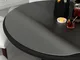 vidaXL Protezione Tavolo Opaca Ø 70 cm 2 mm PVC