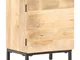 vidaXL Comodino 40x30x51 cm in Legno Massello di Mango