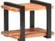 vidaXL Comodino 50x40x40 cm in Legno Massello di Acacia