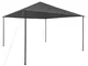 vidaXL Gazebo da Giardino 4x4x3 m Antracite 180 g/m²