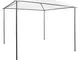 vidaXL Gazebo da Giardino 3x3x2,9 m Bianco 180 g/m²