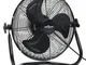 vidaXL Ventilatore da Pavimento a 3 Velocità 55 cm 100 W Nero