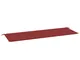 vidaXL Cuscino per Panca da Giardino Rosso Vino 150x50x3 cm in Tessuto