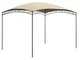 vidaXL Gazebo 3x4x2,65 m Crema 180 g/m²