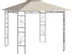 vidaXL Gazebo 3x3x2,7 m Crema 160 g/m²