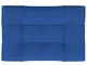 vidaXL Cuscino per Pallet Blu Reale 120x80x10 cm in Tessuto