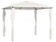 vidaXL Gazebo con Montanti Rivestiti 3x3x2,6 m Crema 160 g/m²