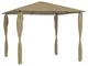 vidaXL Gazebo con Montanti Rivestiti 3x3x2,6 m Talpa 160 g/m²