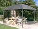 vidaXL Gazebo con Tetto ad Arco 3x4 m Antracite