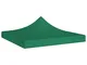 vidaXL Tetto per Tendone per Feste 3x3 m Verde 270 g/m²