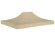 vidaXL Tetto per Tendone per Feste 4x3 m Beige 270 g/m²