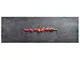 vidaXL Tappetino da Cucina Lavabile Peperoni 45x150 cm