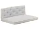 vidaXL Set Cuscini per Divano in Pallet 2 pz Grigi