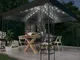 vidaXL Gazebo da Giardino con Luci LED a Stringa 3x3 m Antracite