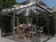 vidaXL Gazebo con Zanzariera e Luci LED 3x3x2,73 m Antracite