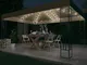 vidaXL Gazebo con Luci a Stringa LED 3x4 m in Tessuto Grigio Talpa