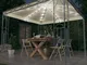 vidaXL Gazebo con Stringa di Luci LED 300x300 cm Crema