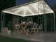 vidaXL Gazebo con Stringa di Luci LED 400x300 cm Crema