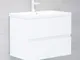 vidaXL Mobile Bagno con Lavabo Integrato Bianco in Truciolato
