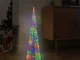 vidaXL Piramide Decorativa Cono di Luce LED Acrilico Colorato 90 cm