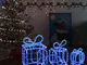 vidaXL Decorazione Natale Scatole Regalo con 180 LED Interni Esterni