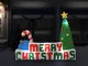 vidaXL Albero Natale Merry Christmas Gonfiabile con LED 240x188 cm