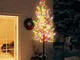 vidaXL Albero di Natale 600 LED Luci Colorate Ciliegio in Fiore 300 cm